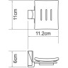 Мыльница WASSERKRAFT LEINE К-5029 K-5029